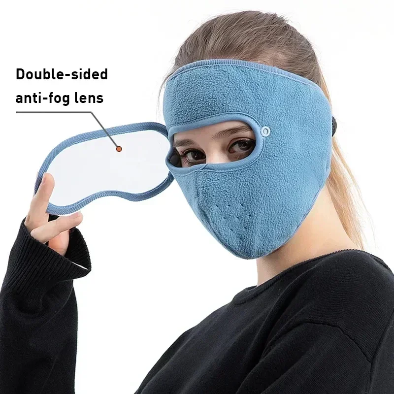 Balaclava Ski Mask Windproof Fleece - Maschera Antivento Invernale, Cappello da Sci