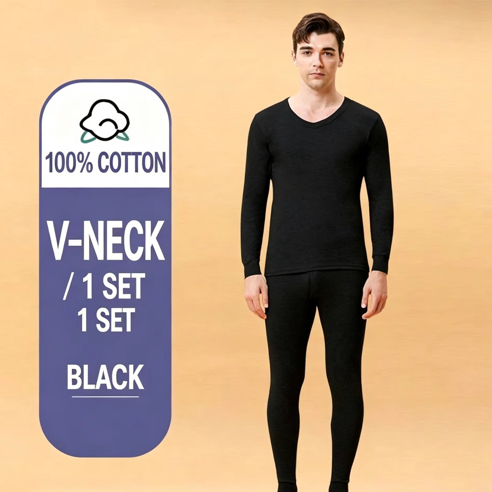 Merino Wool Base Layer Thermal Underwear - 2026 Set di Intimo Termico da