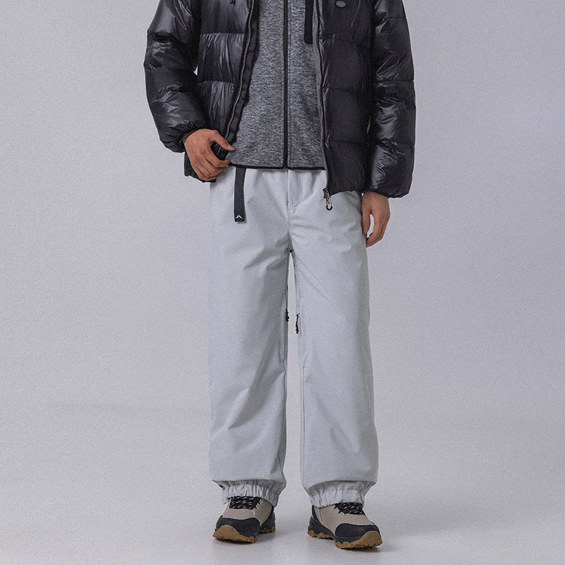 Ski Pants Waterproof Insulated Winter - Pantaloni da sci unisex, imbottiti con