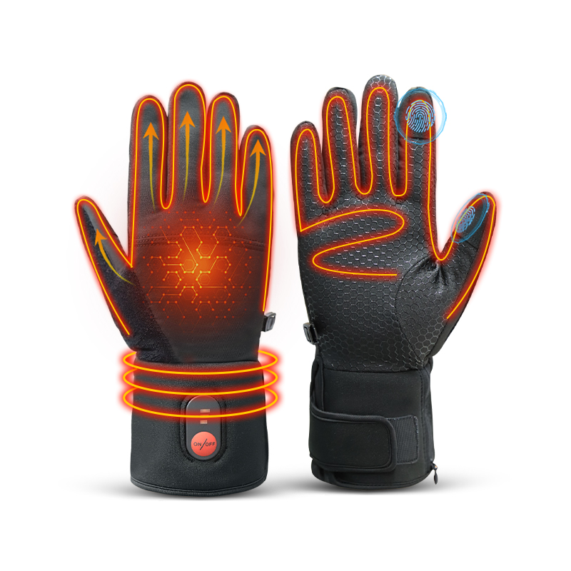 Heated Ski Gloves Battery Waterproof - Guanti da sci riscaldati elettricamente, impermeabili,