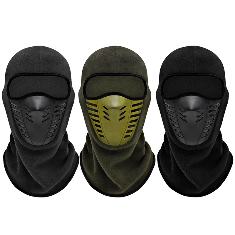 Balaclava Ski Mask Windproof Fleece - Maschera Moto maschera termica in pile