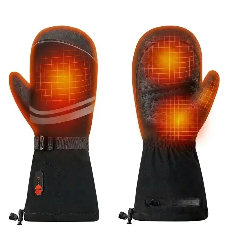 Heated Ski Gloves Battery Waterproof - Guanti Riscaldati Ricaricabili Impermeabili per Sci