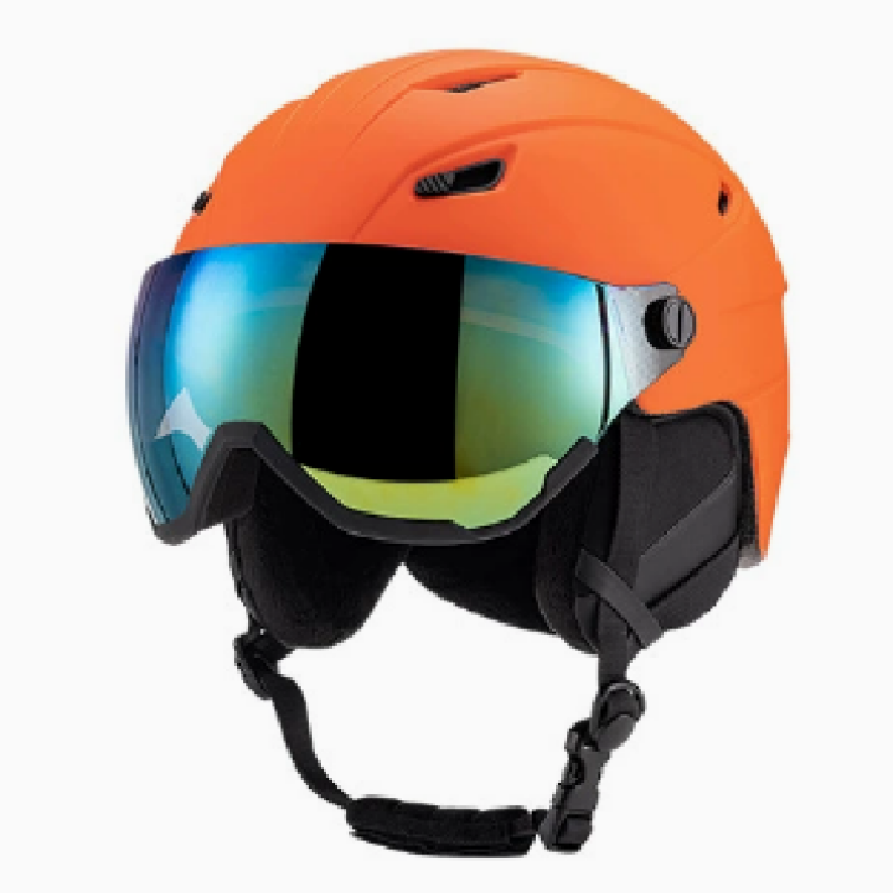 Ski Helmet With Integrated Visor - Casco da Sci Integrato per Uomo