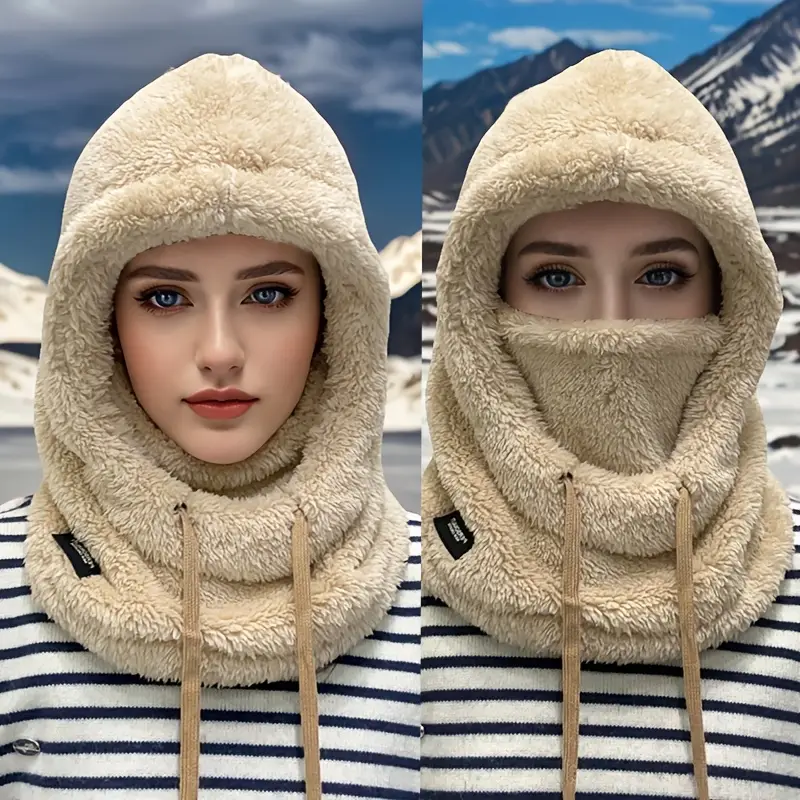 Balaclava Ski Mask Windproof Fleece - Passamontagna invernale caldo Cappuccio da sci