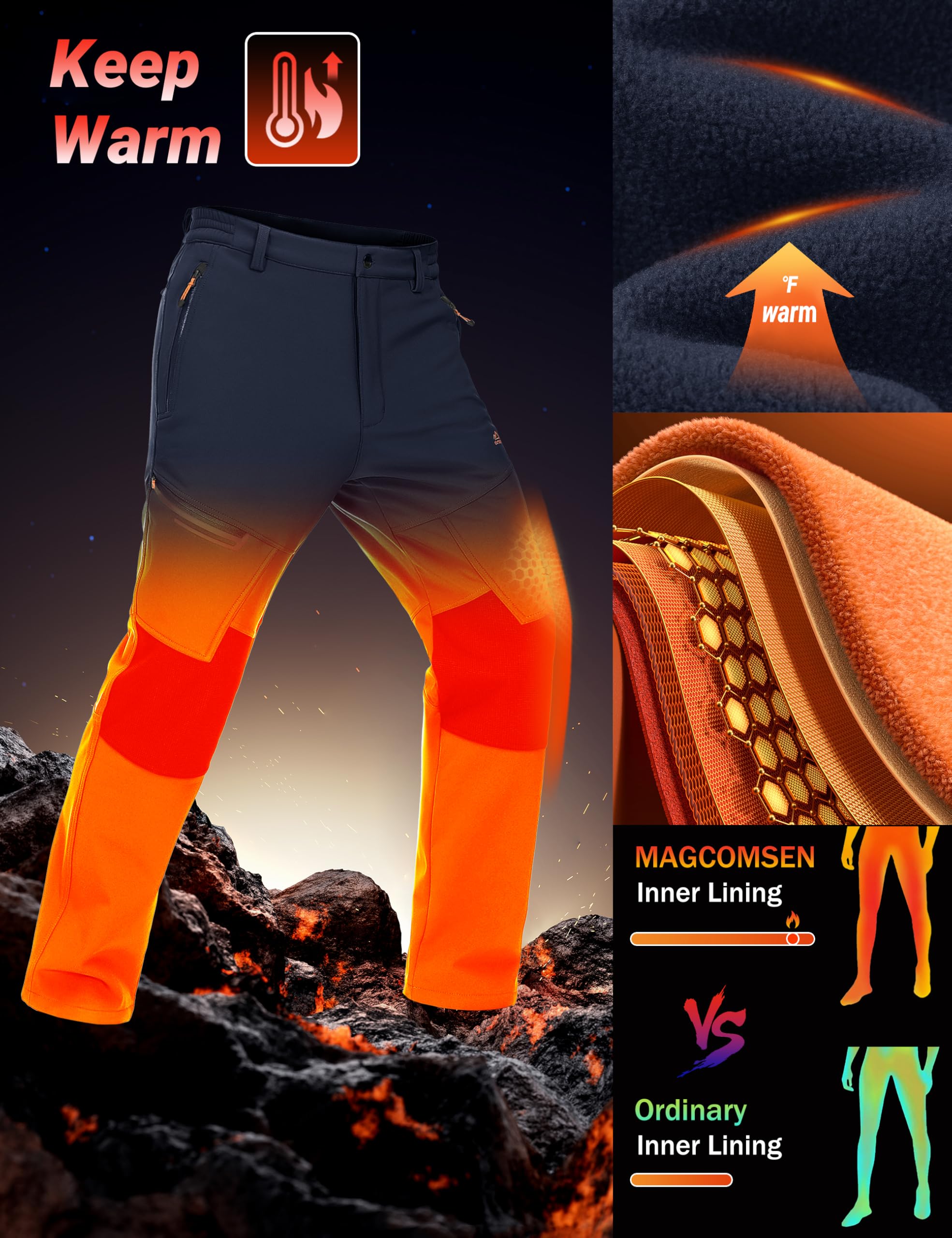 Pantaloni da sci impermeabili  - Ski Pants Waterproof Insulated Winter recensione e prezzo