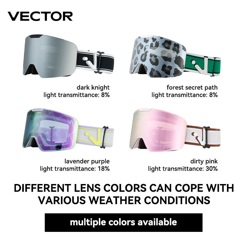 VECTOR Occhiali da sci magneti - Ski Goggles Magnetic Quick Change Lens recensione e prezzo