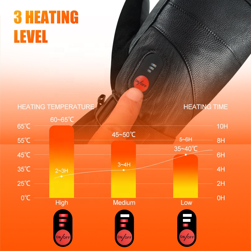 Guanti da sci riscaldati elett - Heated Ski Gloves Battery Waterproof recensione e prezzo