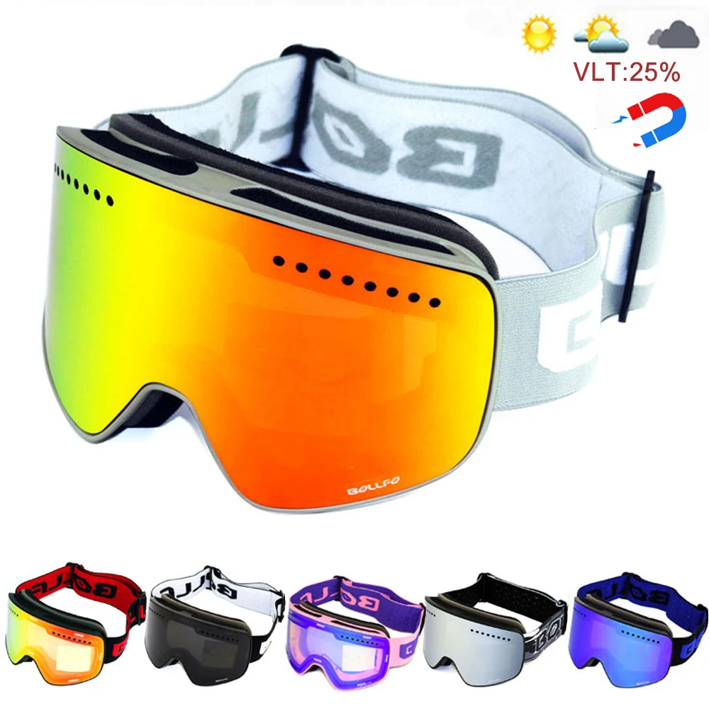Occhiali da sci magnetici con  - Ski Goggles Magnetic Quick Change Lens recensione e prezzo