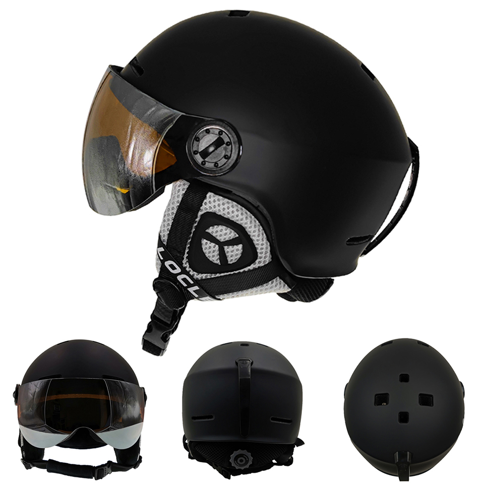 LOCLE Upgrade Casco da sci con - Ski Helmet With Integrated Visor recensione e prezzo