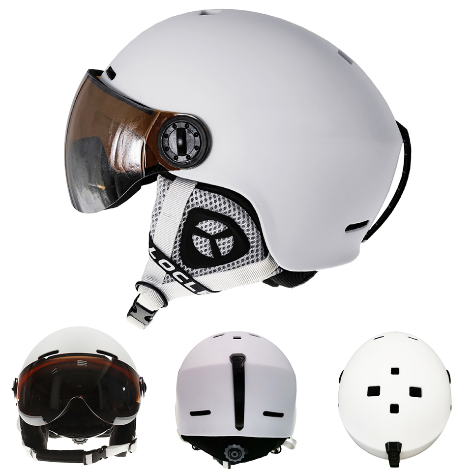 LOCLE Upgrade Casco da sci con - Ski Helmet With Integrated Visor recensione e prezzo