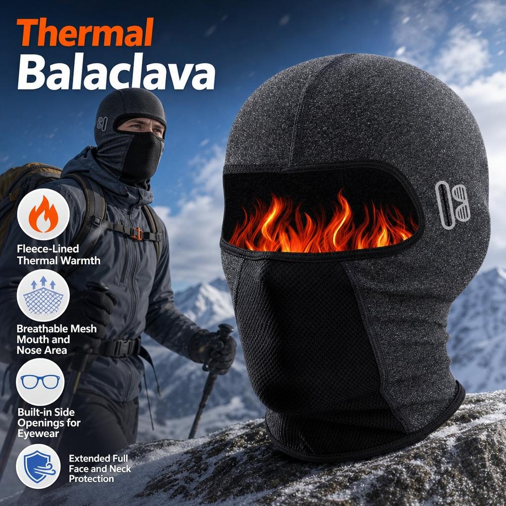 Passamontagna termico antivent - Balaclava Ski Mask Windproof Fleece recensione e prezzo
