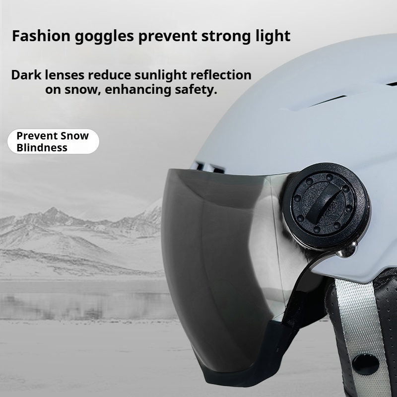 Casco da sci per tutte le stag - Ski Helmet With Integrated Visor recensione e prezzo