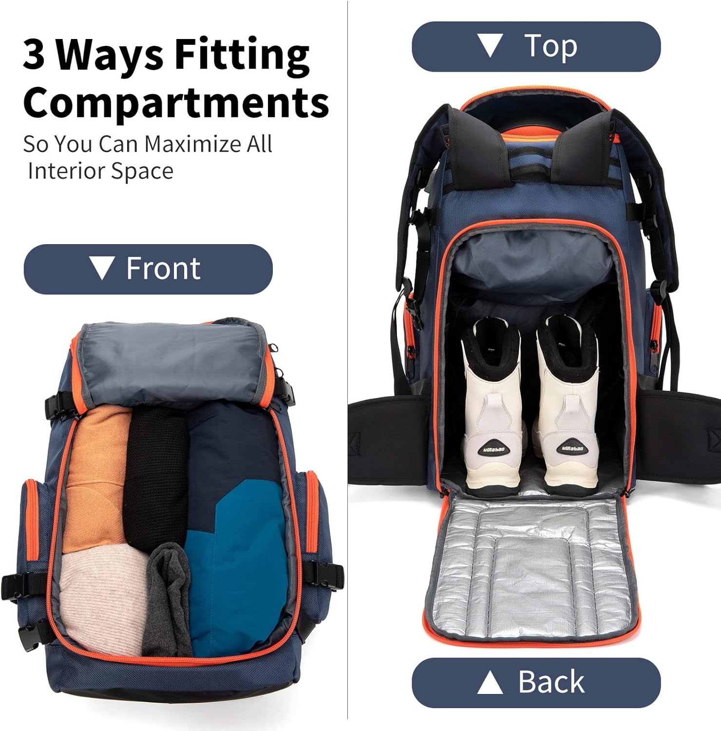 Zaino per borsa per scarponi d - Ski Boot Bag Backpack Travel recensione e prezzo