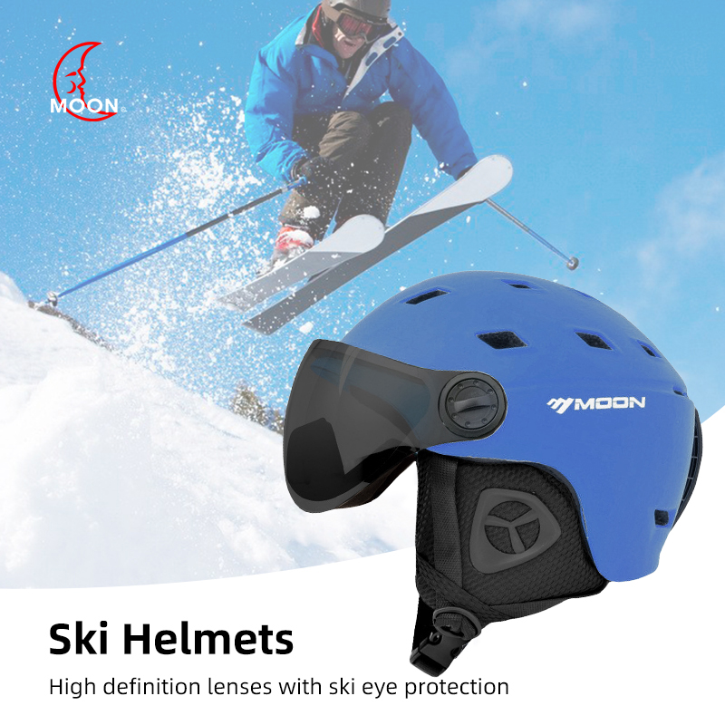 MOON Visiera da neve integrata - Ski Helmet With Integrated Visor recensione e prezzo
