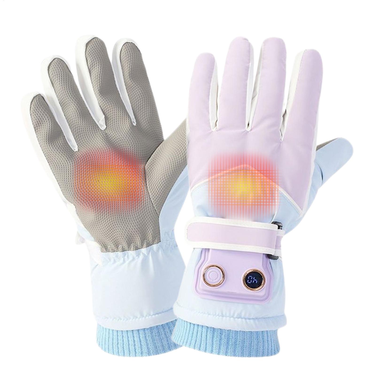 Guanti riscaldati da donna, co - Heated Ski Gloves Battery Waterproof recensione e prezzo