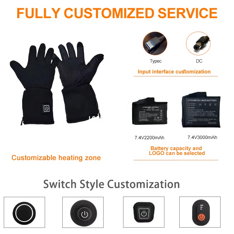Guanti da Sci Riscaldati Elett - Heated Ski Gloves Battery Waterproof recensione e prezzo