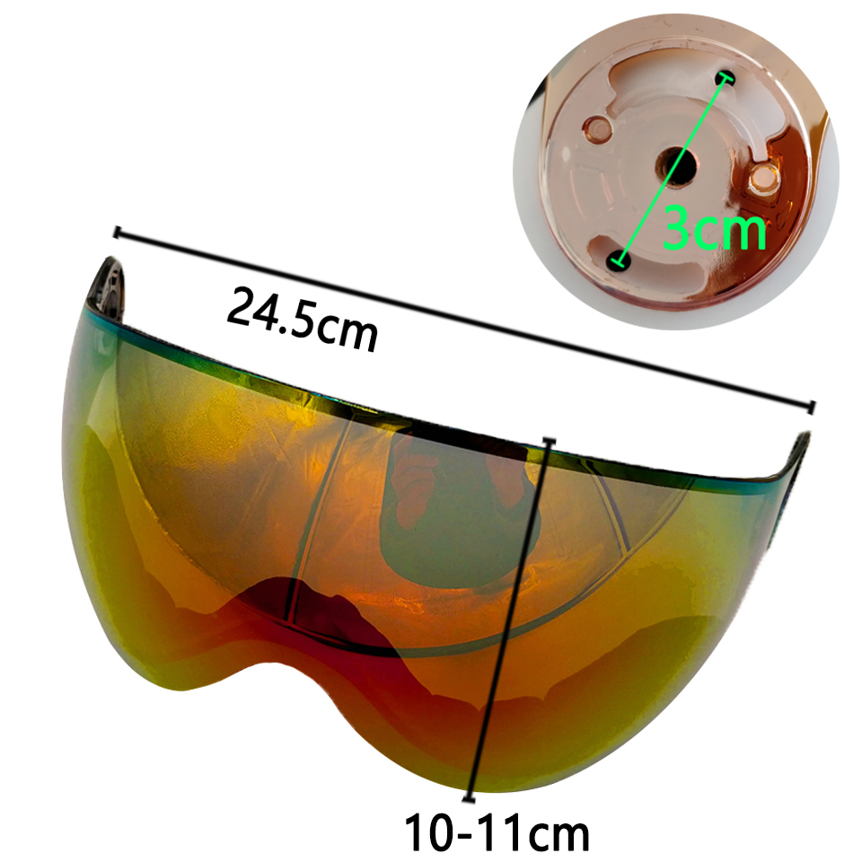 LOCLE MOON MS95 MS99 Visiera p - Ski Helmet With Integrated Visor recensione e prezzo