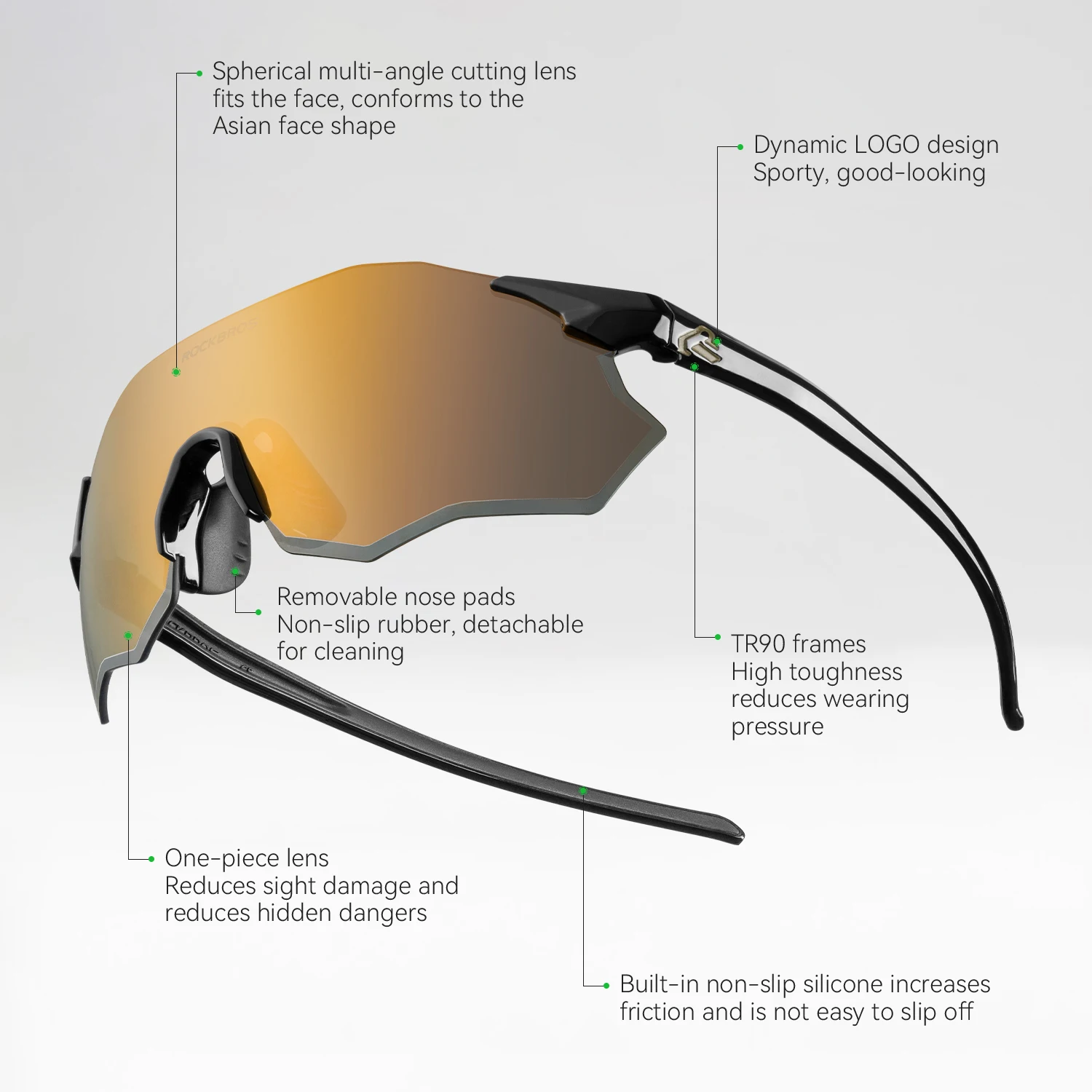 Occhiali da Ciclismo ROCKBROS  - Ski Goggles Polarized Photochromic recensione e prezzo