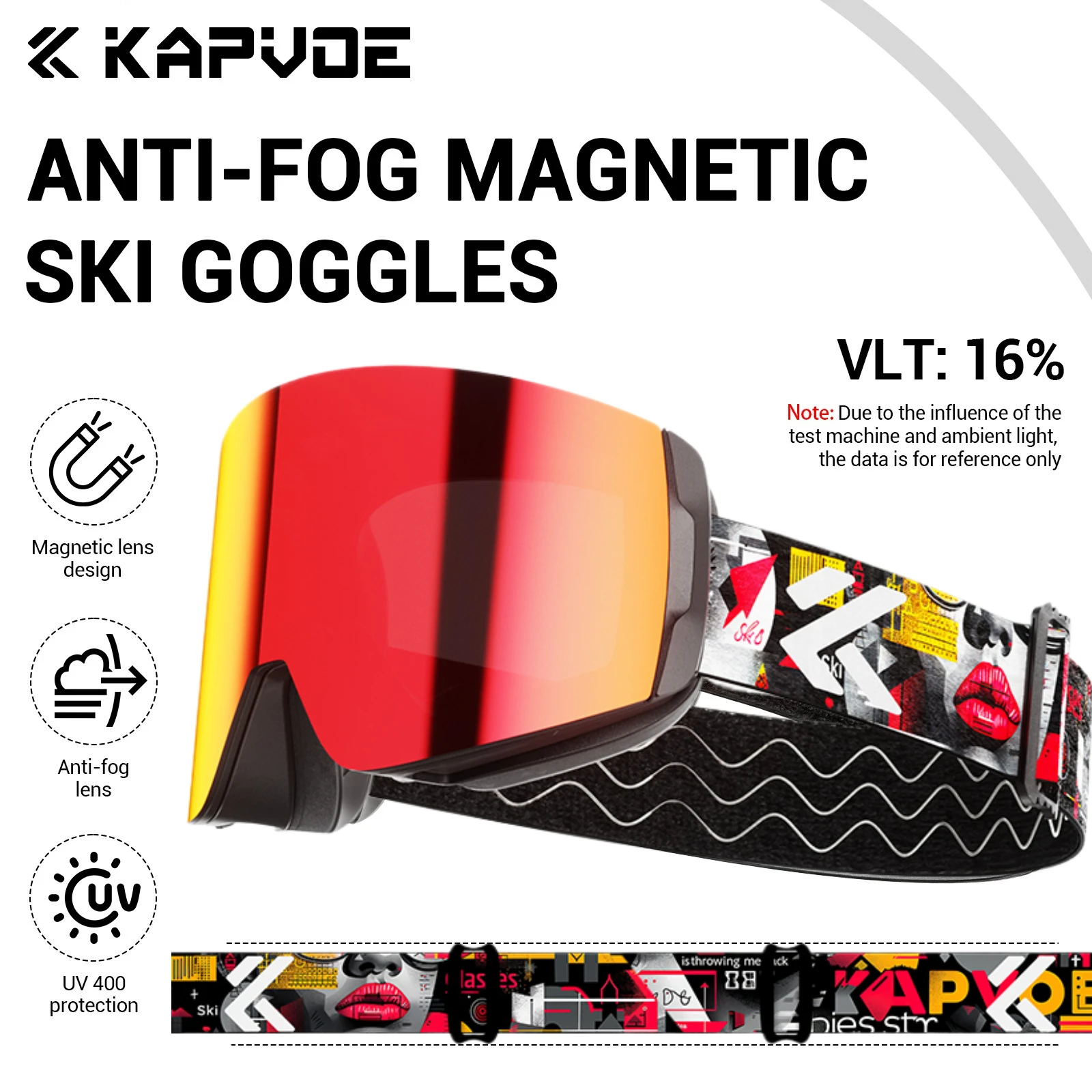 Kapvoe Occhiali da neve Sci Sn - Ski Goggles Polarized Photochromic recensione e prezzo