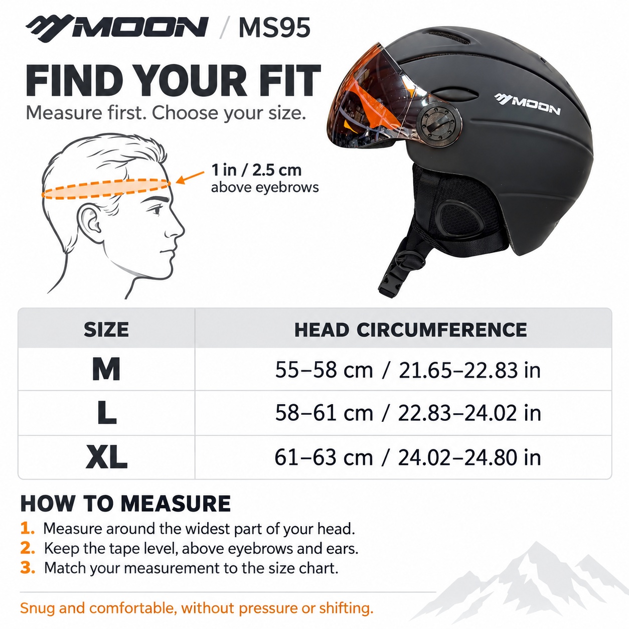 Casco da sci MOON con visiera, - Ski Helmet With Integrated Visor recensione e prezzo