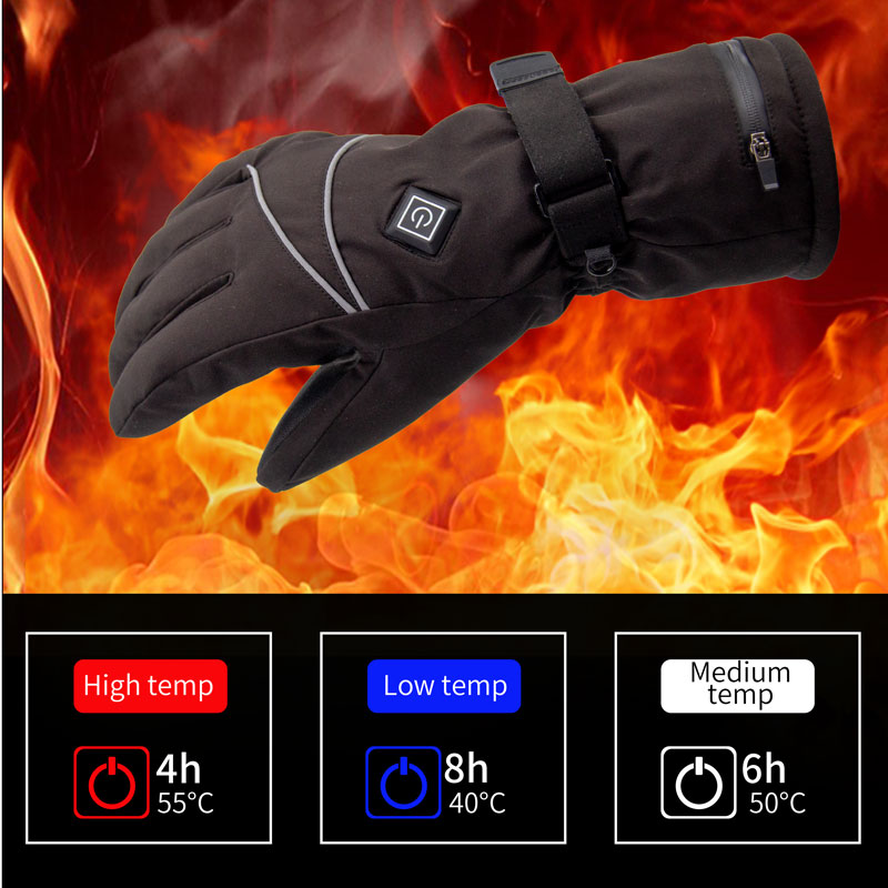 Guanti riscaldati elettrici US - Heated Ski Gloves Battery Waterproof recensione e prezzo
