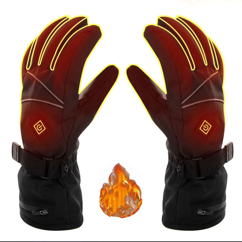 Guanti riscaldati elettrici US - Heated Ski Gloves Battery Waterproof recensione e prezzo