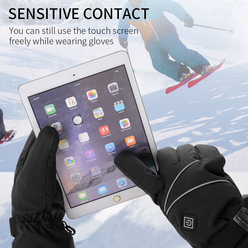 Guanti riscaldati elettrici US - Heated Ski Gloves Battery Waterproof recensione e prezzo
