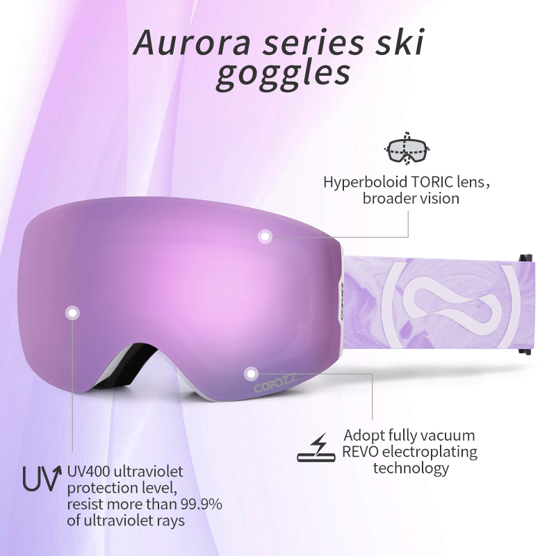 Occhiali da sci professionali  - Ski Goggles Magnetic Quick Change Lens recensione e prezzo