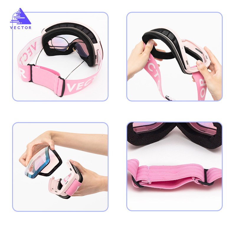 VECTOR Occhiali da sci magneti - Ski Goggles Magnetic Quick Change Lens recensione e prezzo