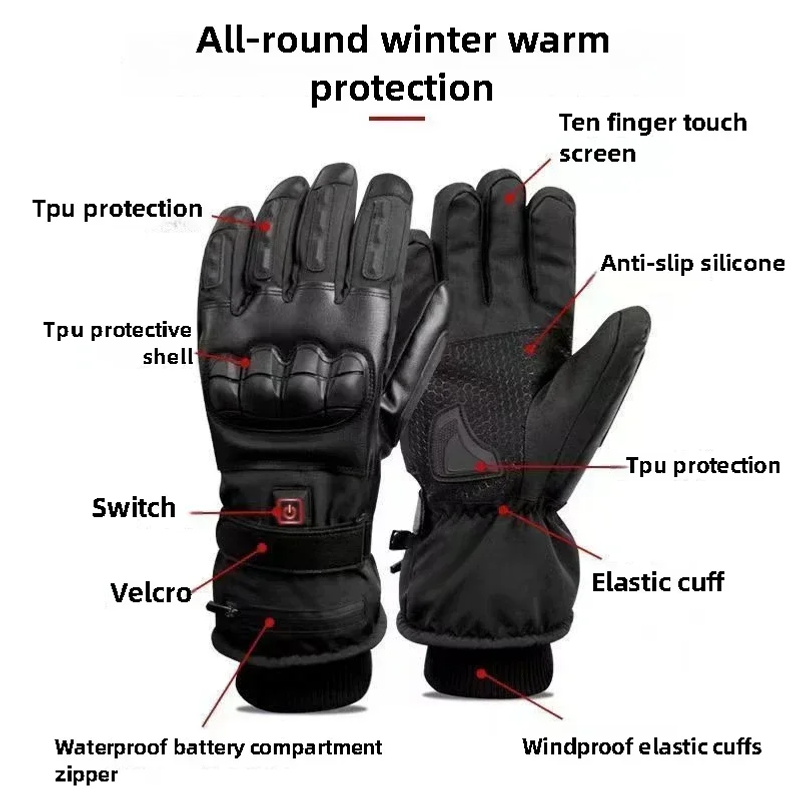 Guanti Riscaldati, Scaldamani  - Heated Ski Gloves Battery Waterproof recensione e prezzo