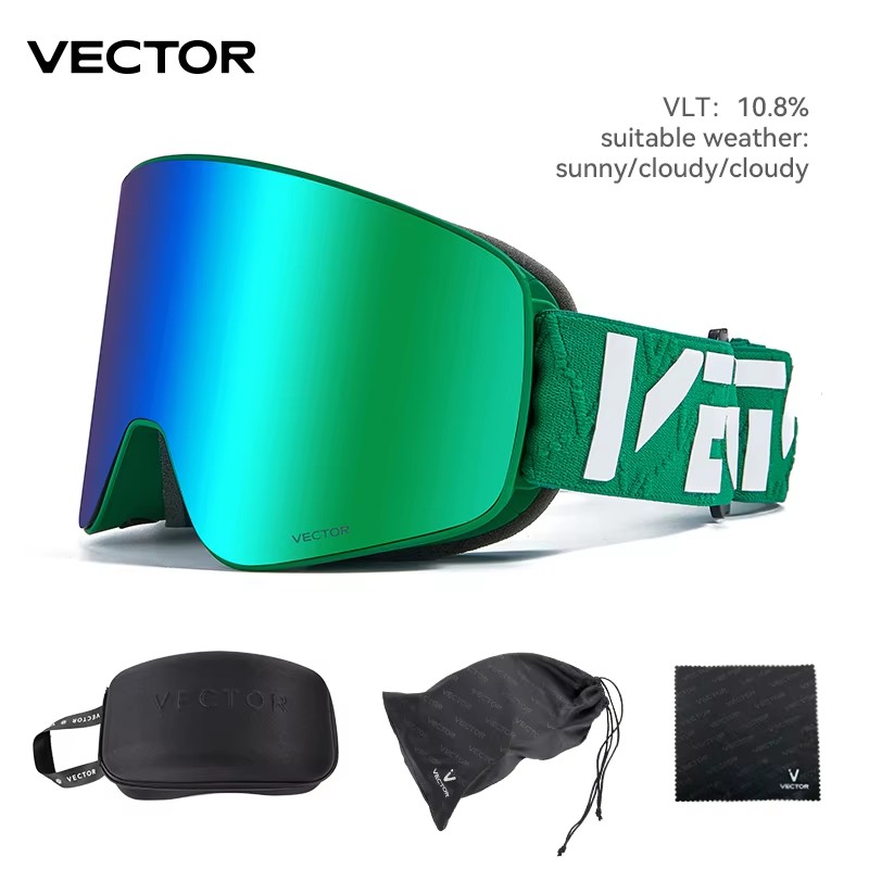 VECTOR Occhiali da sci magneti - Ski Goggles Magnetic Quick Change Lens recensione e prezzo