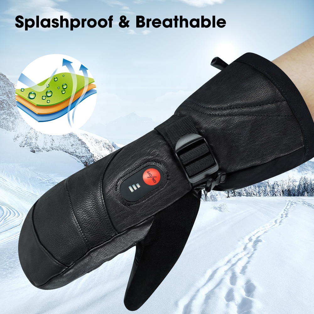 Guanti da Sci Riscaldati Elett - Heated Ski Gloves Battery Waterproof recensione e prezzo
