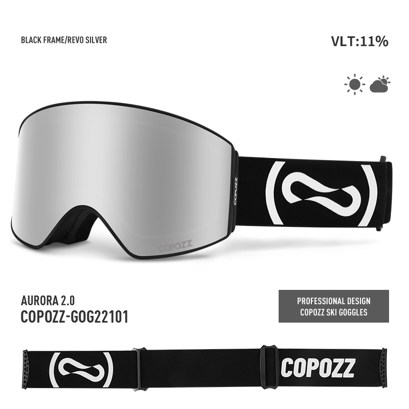 COPOZZ Occhiali da sci profess - Ski Goggles Magnetic Quick Change Lens recensione e prezzo