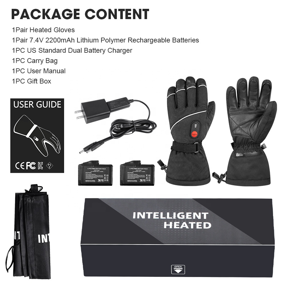 Guanti da sci riscaldati perso - Heated Ski Gloves Battery Waterproof recensione e prezzo