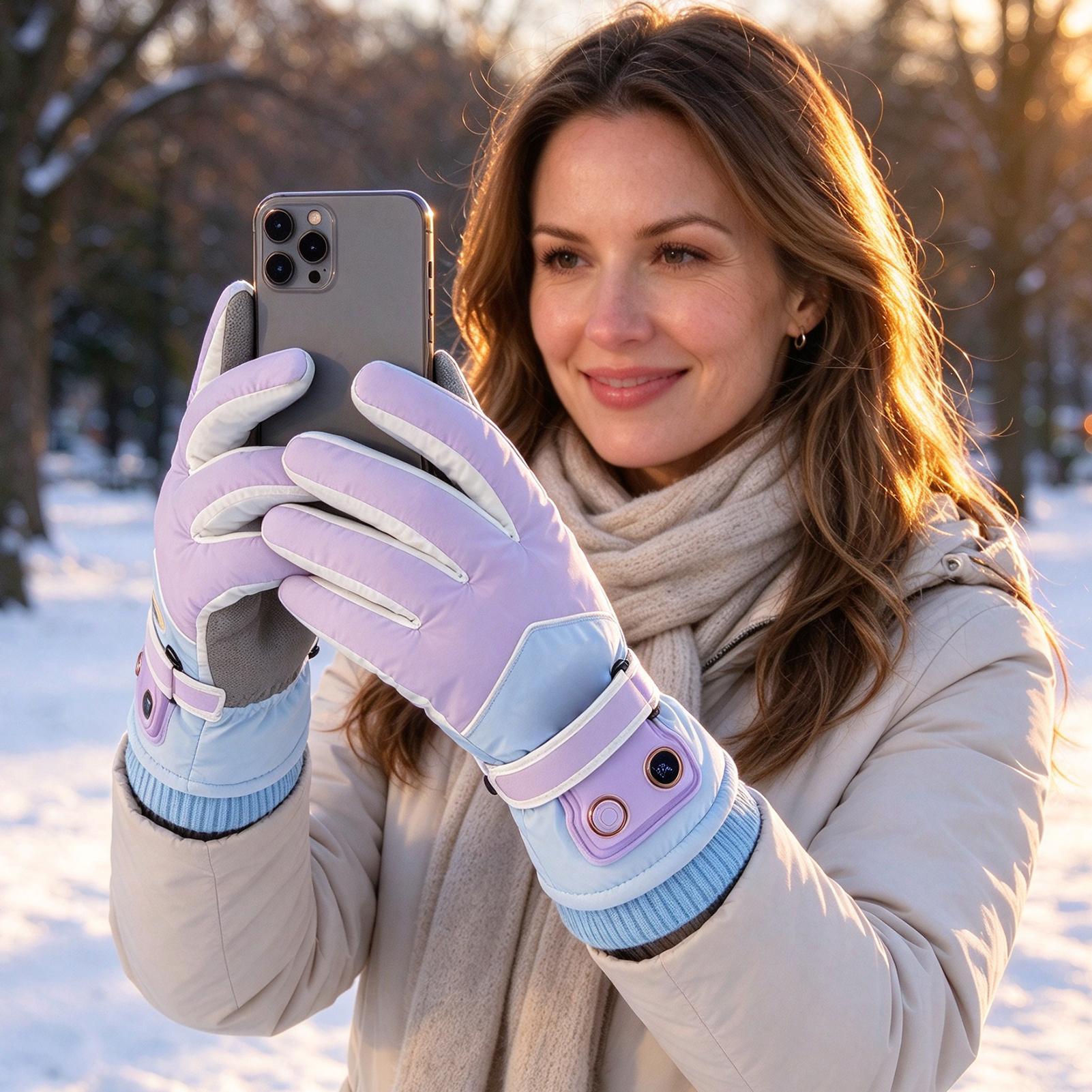 Guanti riscaldati con 3 livell - Heated Ski Gloves Battery Waterproof recensione e prezzo