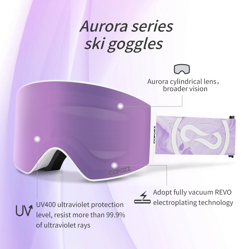 COPOZZ Occhiali da sci magneti - Ski Goggles Magnetic Quick Change Lens recensione e prezzo