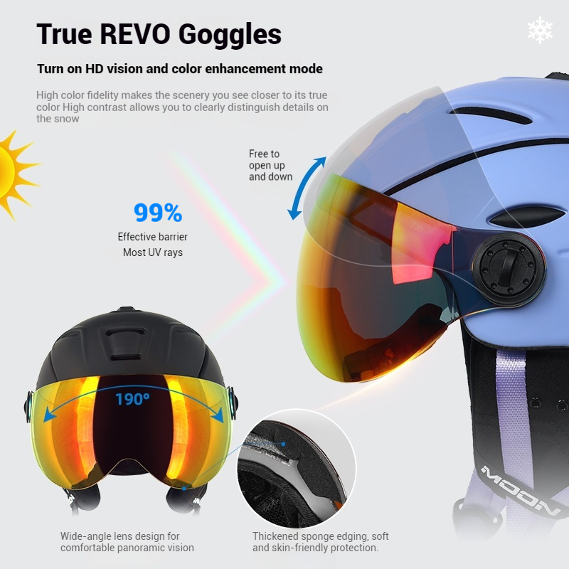 Casco da sci MOON MIPS con occ - Ski Helmet With Integrated Visor recensione e prezzo