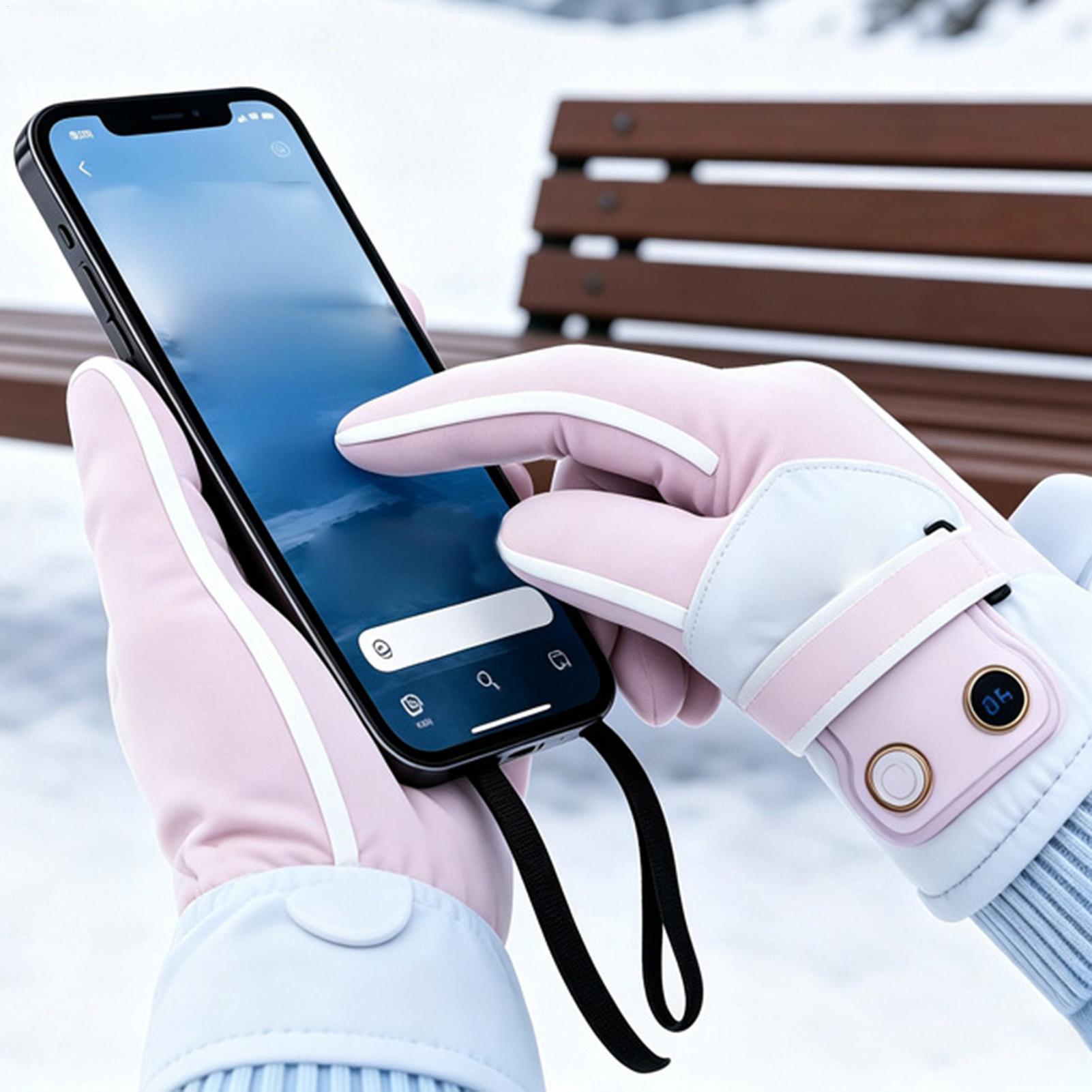 Guanti riscaldati con 3 livell - Heated Ski Gloves Battery Waterproof recensione e prezzo