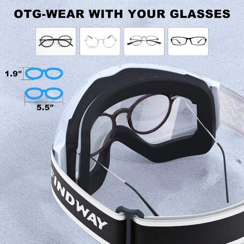 Occhiali da sci/snowboard Airo - Snowboard Goggles Otg Over Glasses recensione e prezzo