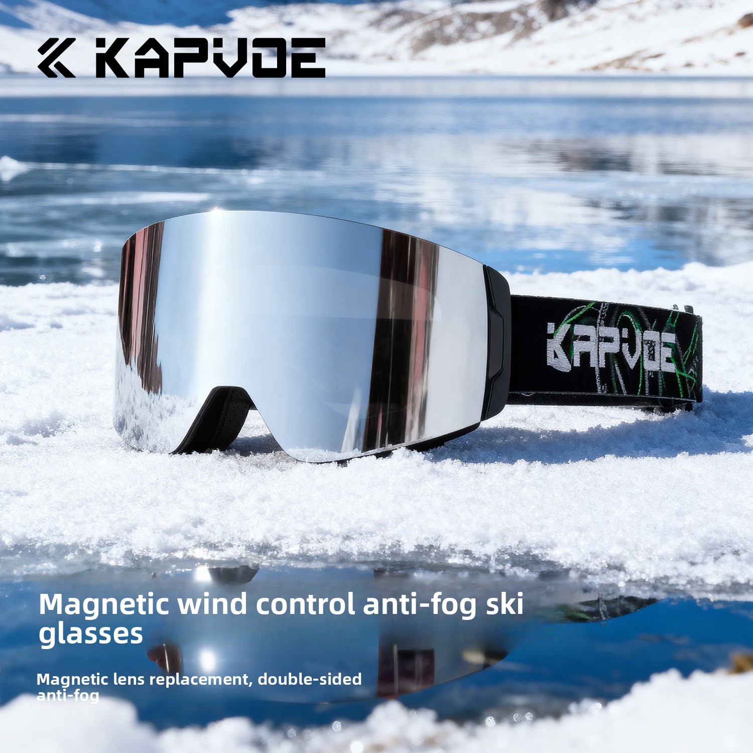 Occhiali da sci magnetici KAPV - Ski Goggles Magnetic Quick Change Lens recensione e prezzo